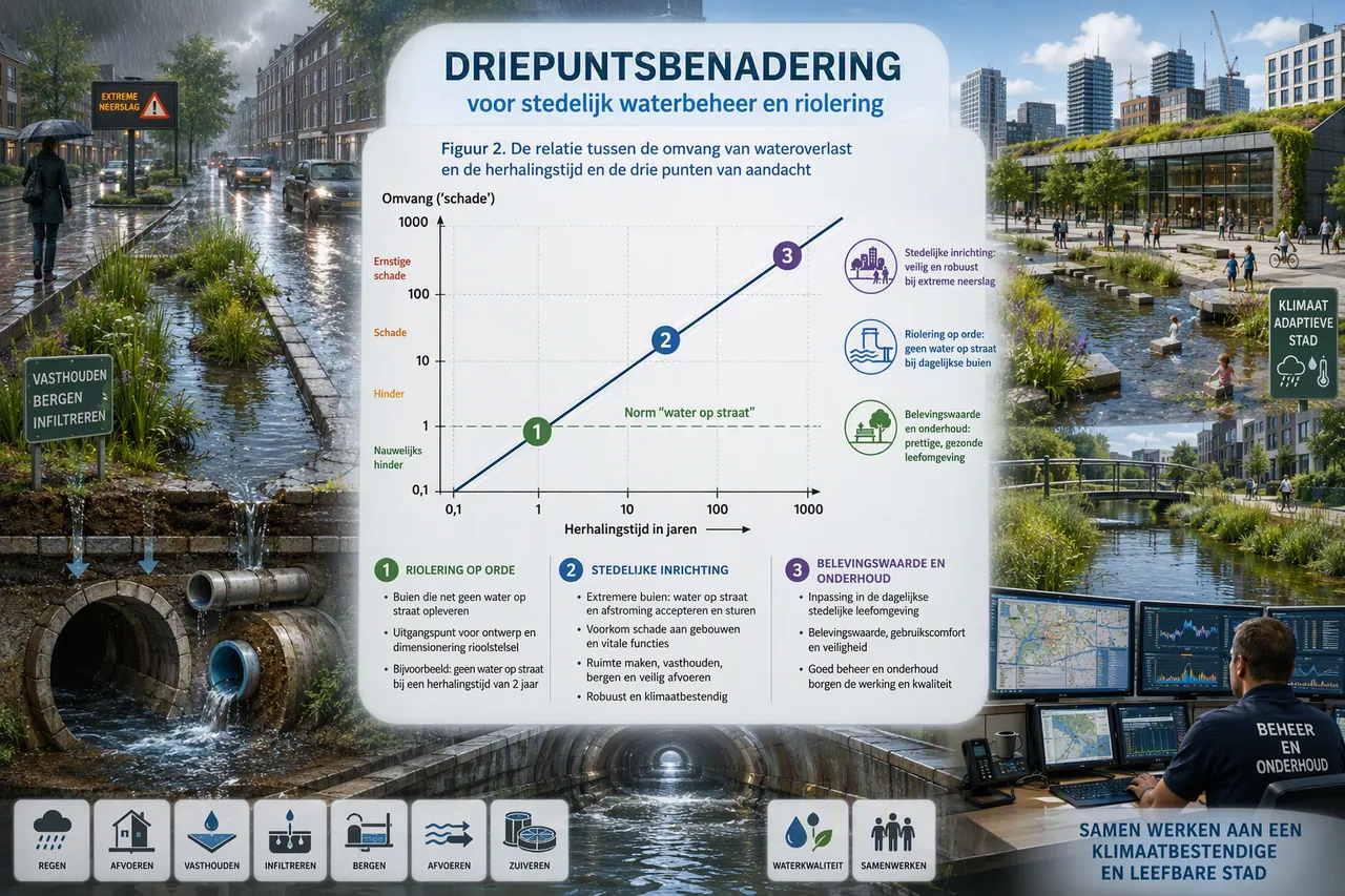 Beeld bij het drieluik over de Driepuntsbenadering