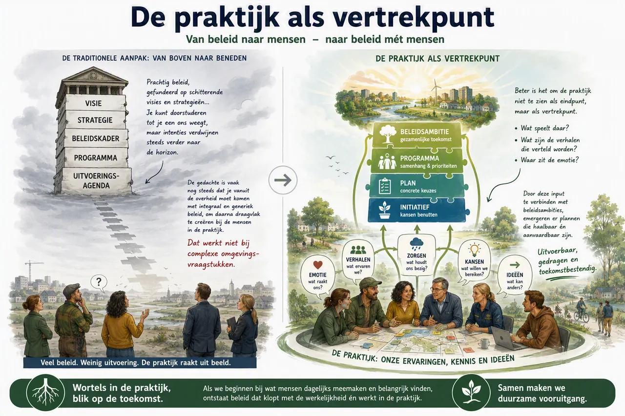 Kanaalbeeld van De praktijk als vertrekpunt